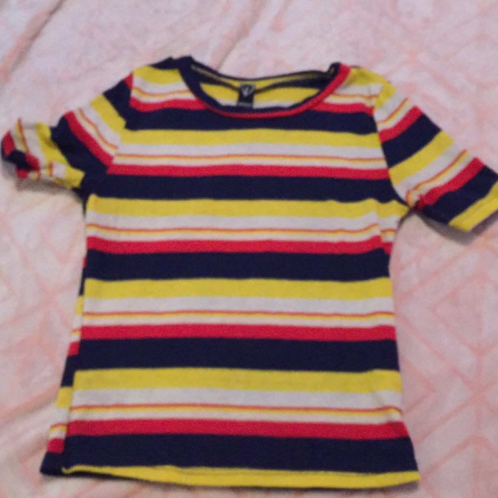Striped crop top